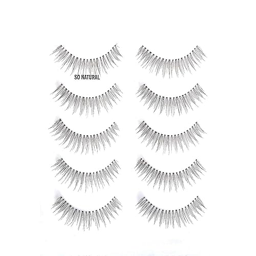 ALICE Lashes 110 Natural Hand Knotted False Eyelashes 5 Pairs Multipack Beauty & Personal Care ALICE
