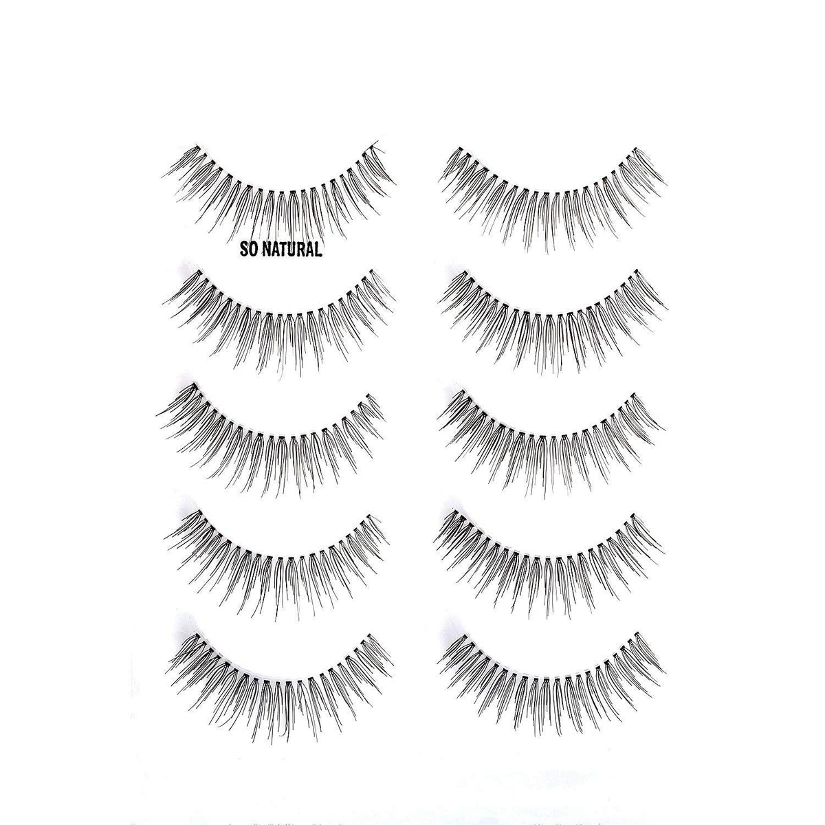 ALICE Lashes 110 Natural Hand Knotted False Eyelashes 5 Pairs Multipack Beauty & Personal Care ALICE