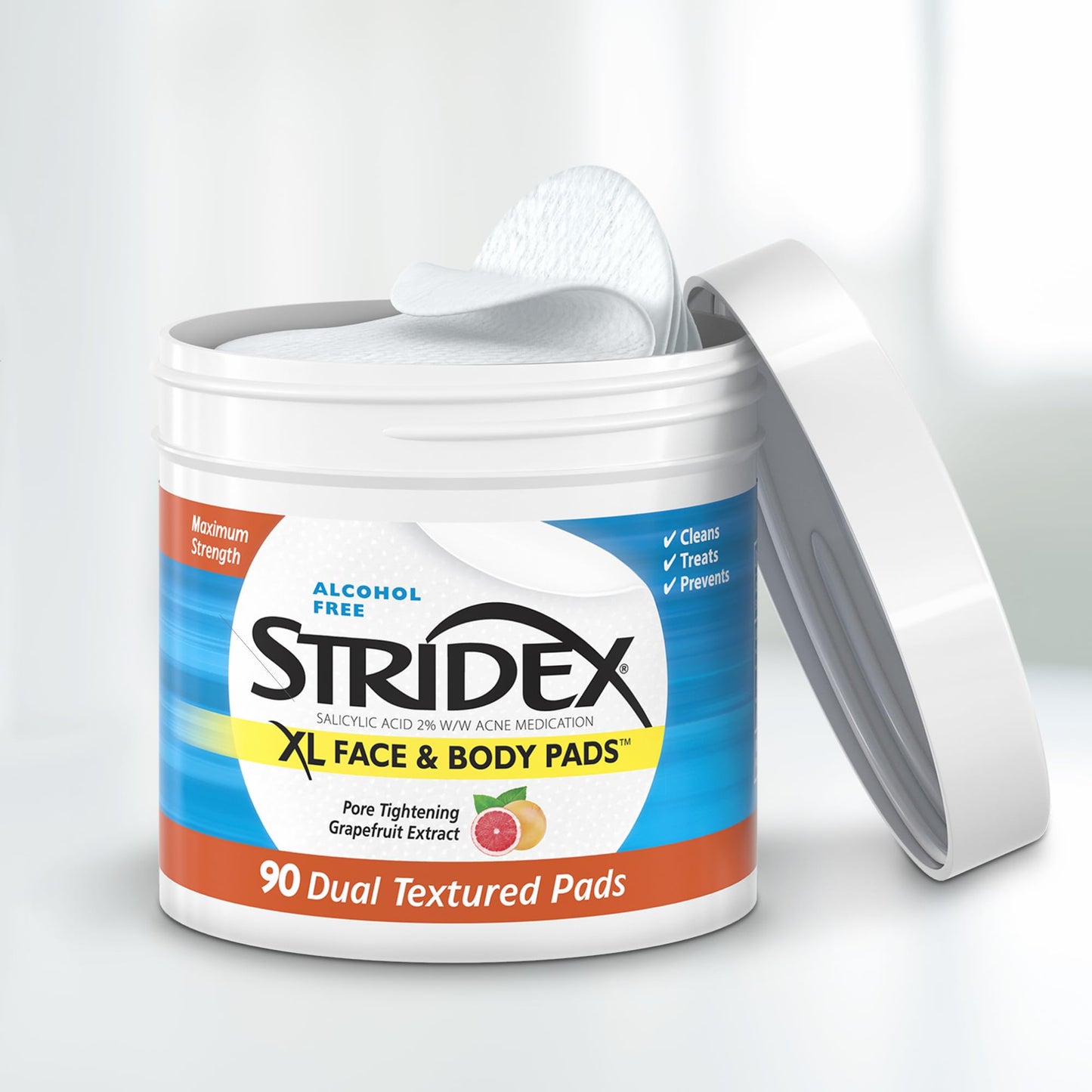 Stridex XL Face Body Pads, 90 Count Beauty & Personal Care Stridex