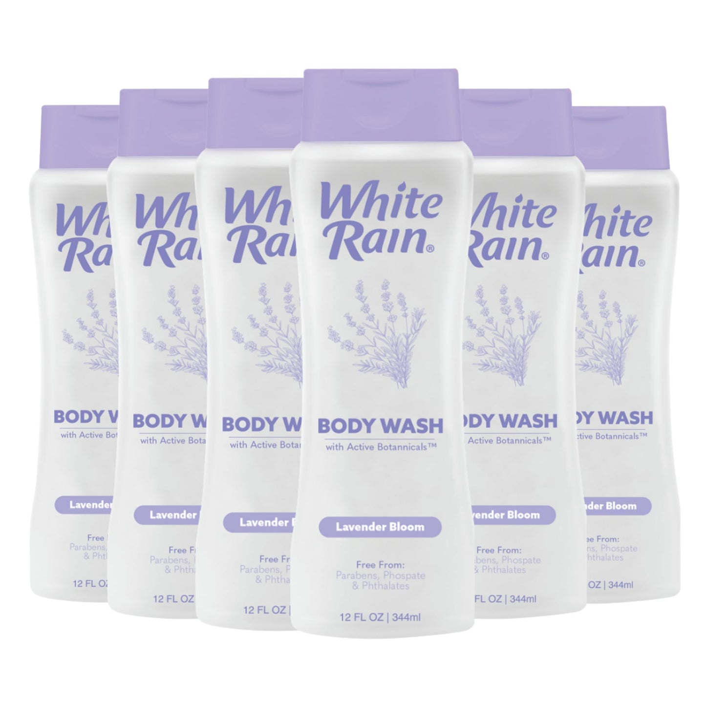 White Rain Lavender Moisturizing Body Wash for Women & Men - Lavender Body Wash for Dry Skin, Gentle Paraben-Free Formula with Botanical Extracts Beauty & Personal Care White Rain