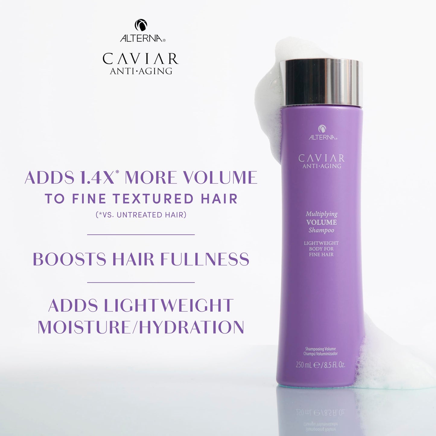 Alterna Caviar Anti-Aging Multiplying Volume Shampoo, 8.5 Fl Oz(Pack of 1) Beauty & Personal Care Alterna