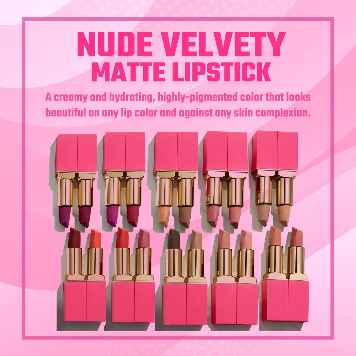 Juvia's Place The Nude Velvety Matte Lipstick Kebi - Nude, Long-lasting, Rich-Color Lip Makeup, Creamy Lipstick with Matte Finish, Beauty & Lip Beauty & Personal Care Juvia's Place