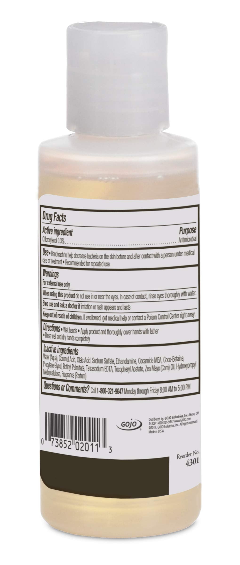 PROVON Antimicrobial Lotion Soap with 0.3% PCMX, Citrus Fragrance, 4 fl oz High Performance Lotion Soap Squeeze Bottles (Case of 48) - 4301-48 Beauty & Personal Care Provon