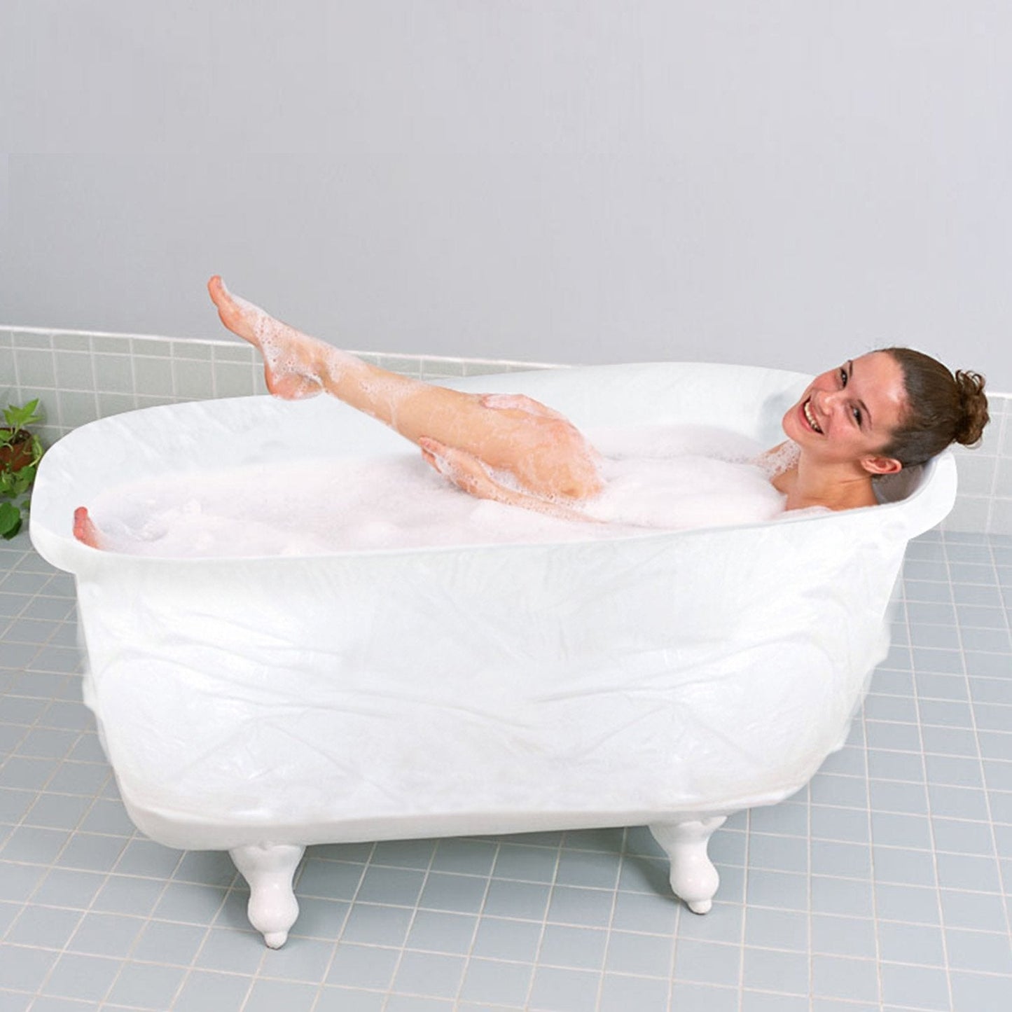 TFY Ultra Large Disposable Film Bathtub Bag for Salon, Household and Hotel Bath Tubs (78 inch x 47 inch) - 5 Pieces Beauty & Personal Care TFY