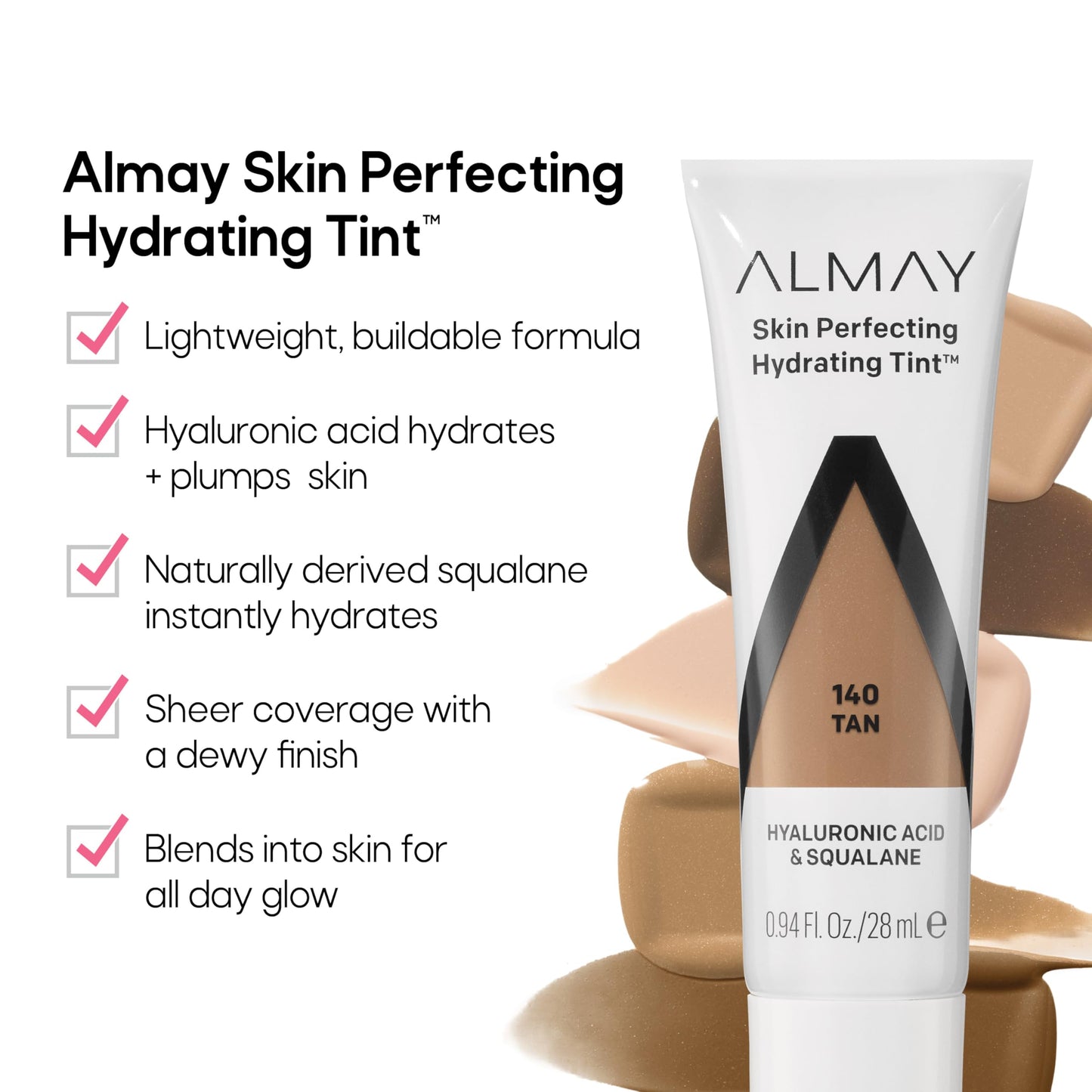 Almay Hydrating Liquid Foundation Tint, Lightweight with Light Coverage, Naturally Dewy Finish, Hypoallergenic, Dermatologist TestedFragrance Free Beauty & Personal Care Almay
