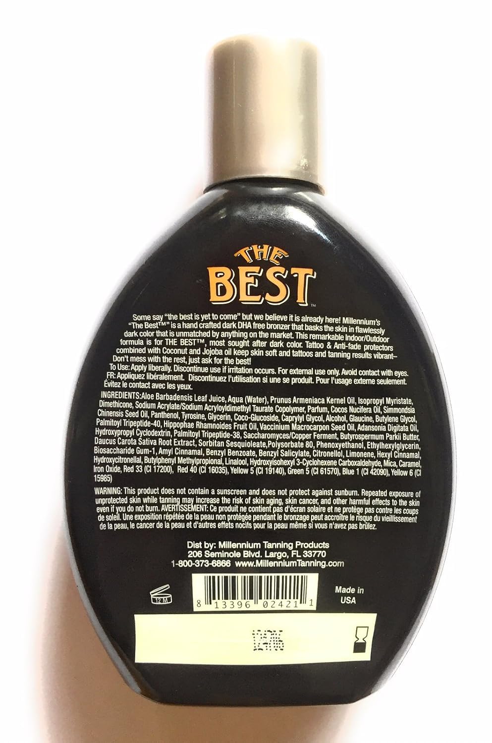 Millennium Tanning THE BEST Indoor & Outdoor Instant Darkening Lotion 13.5 oz Beauty & Personal Care Millennium Tanning