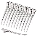 Alligator Hair Clips Metal Duck Bill Hair Clips for Styling - with Holes 3.5 inch Professional Sectioning Clips for Salon and Women Girls Accessories Beauty & Personal Care aosdanting
