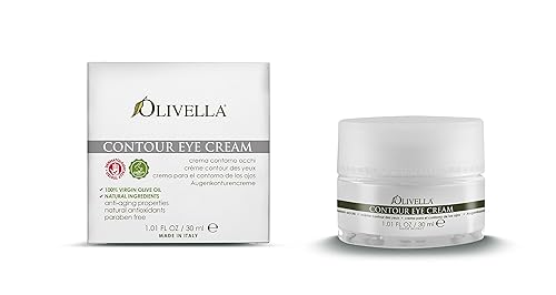 Olivella 100% Virgin Olive Oil Contour Eye Cream, 1.01 Oz Beauty & Personal Care Olivella