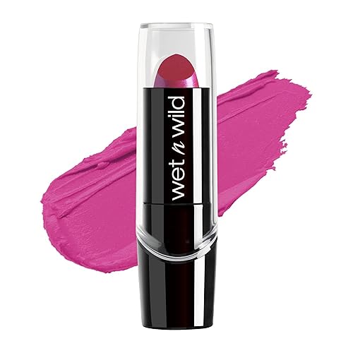 wet n wild Silk Finish Lipstick, Hydrating Rich Buildable Lip Color, Formulated with Vitamins A,E, & Macadamia for Ultimate Hydration, Cruelty-Free & Beauty & Personal Care wet n wild