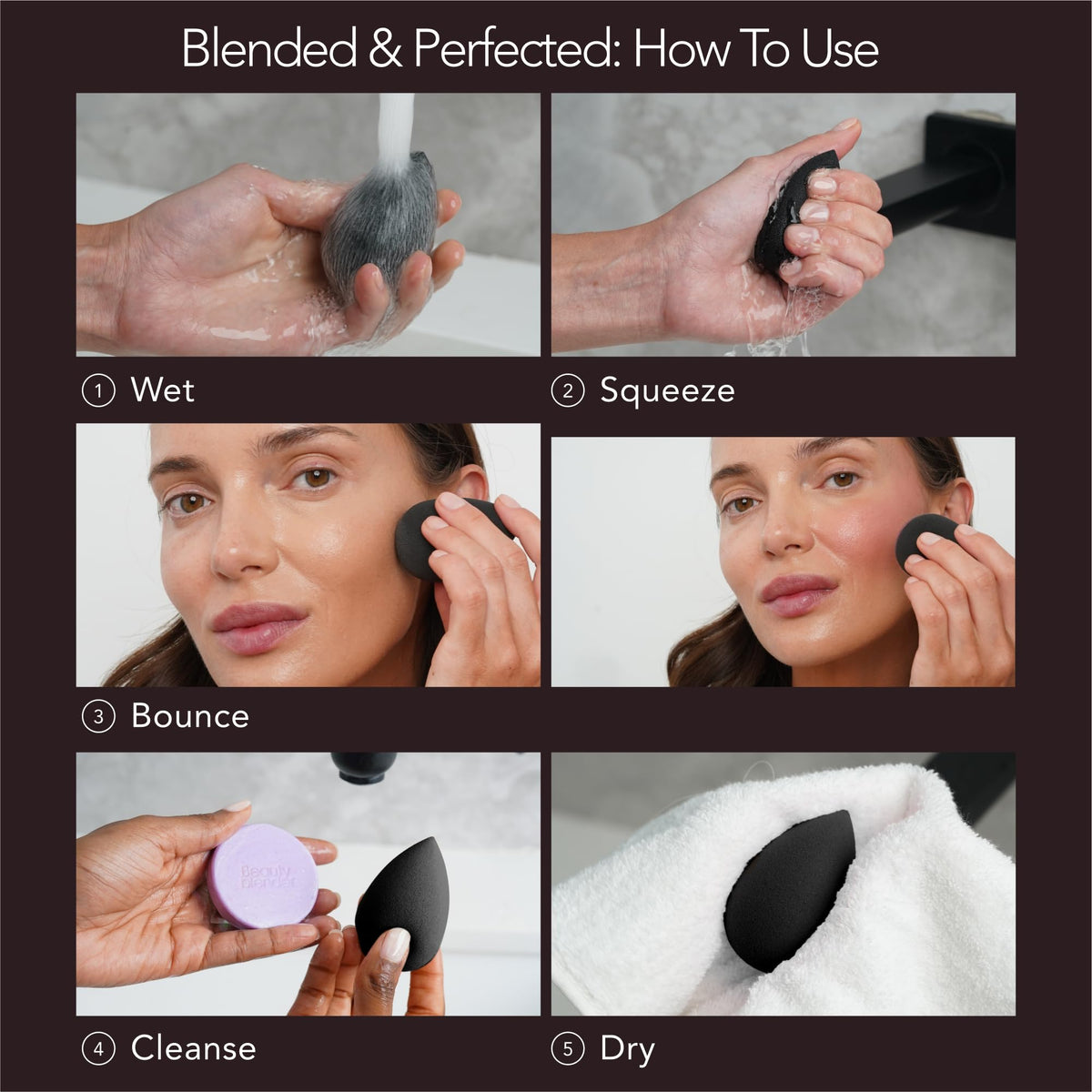Beautyblender® | Pro Blender Makeup Sponge | Blend Liquid Foundations, Powders and Creams | Streak Free Application | Vegan, Cruelty Free | Made in