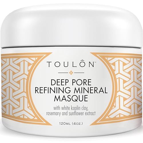 TOULON Kaolin Clay Mask for Face with White Kaolin Mineral Clay. Soft Pure Healing Mask with Minerals to Reduce Wrinkles and Blackheads & Detox Skin Beauty & Personal Care TOULON