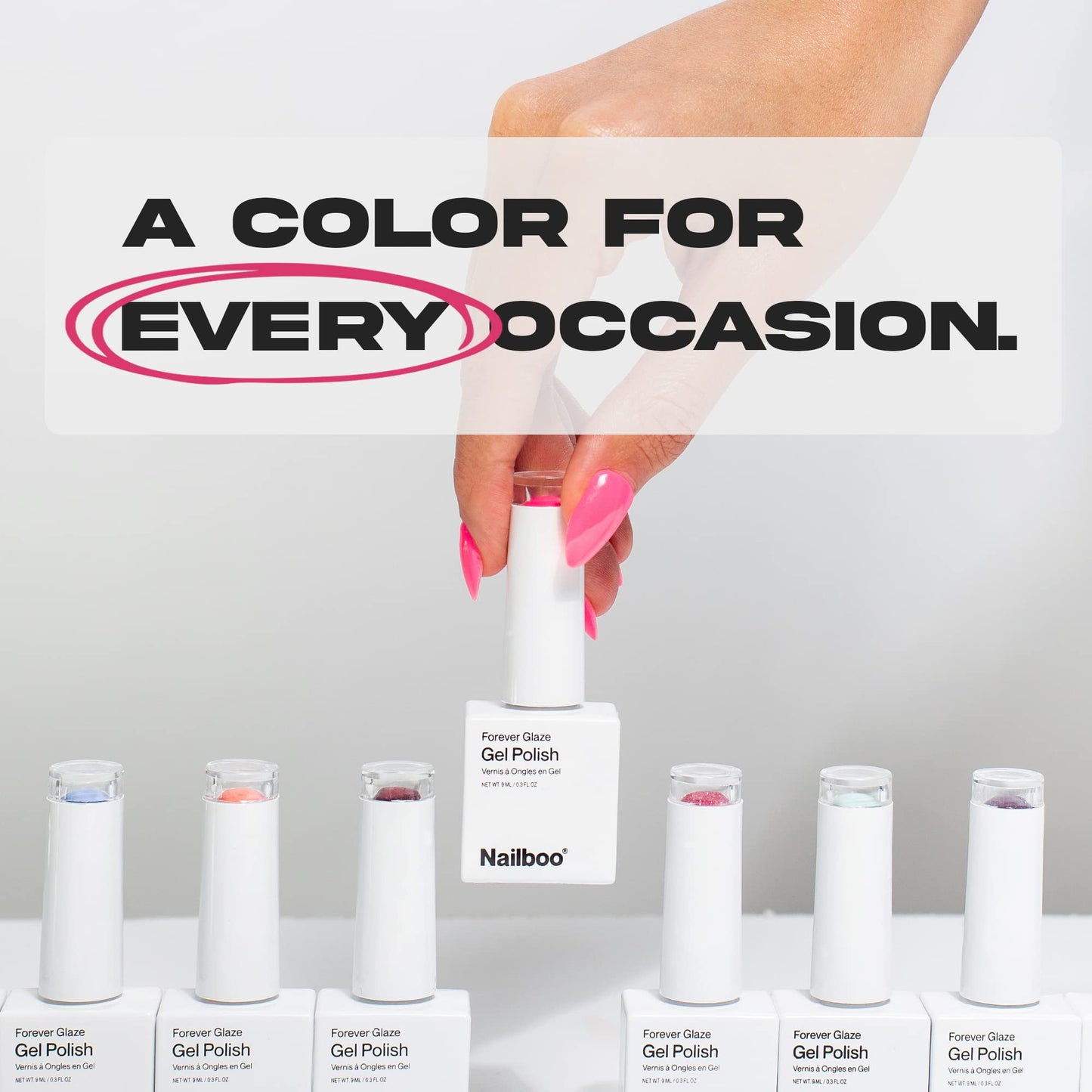Nailboo Premier Forever Glaze Gel Nail Polish, Clear Top Coat LED Lamp Gel Polish, Self-Leveling DIY, Salon Quality Nail Color, Glossy Long-Wear, 0.3 Beauty & Personal Care Nailboo