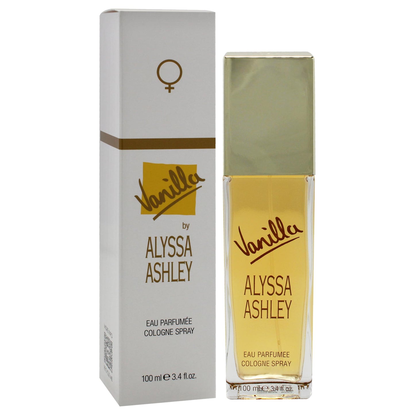 Alyssa Ashley Vanilla - Perfumes for Women and Cologne for Men - Vanilla Fragrance with White Flowers and White Rose Petals - 3.4 oz Cologne Spray Beauty & Personal Care ALYSSA ASHLEY