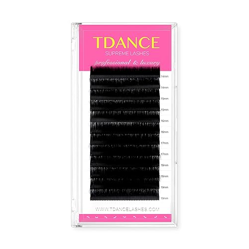 TDANCE Lash Extension Matte Black Eyelash Extension C CC D DD J B L Curl Volume & Classic Lash Extensions 0.03-0.18mm Thickness Professional Salon Beauty & Personal Care TDANCE
