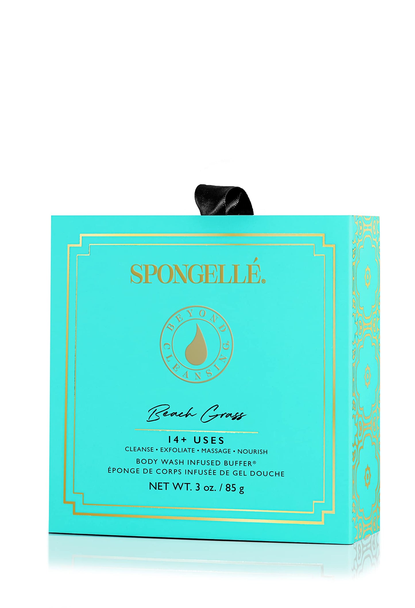 Spongellé Beach Grass Wild Flower Bath Sponge with Box for Mothers Day Gift - Built-in Body Wash & Body Scrubber, Shower Loofah Sponge for Women - 14+ Beauty and Personal Care SPONGELLÉ
