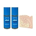 Bath & Body Works Oceanside Splash - 2 Travel Size Fine Fragrance Mists (2.5 fl oz / 75 mL Each) with a Himalayan Salts Springs Sample Soap Beauty & Personal Care Bath & Body Works