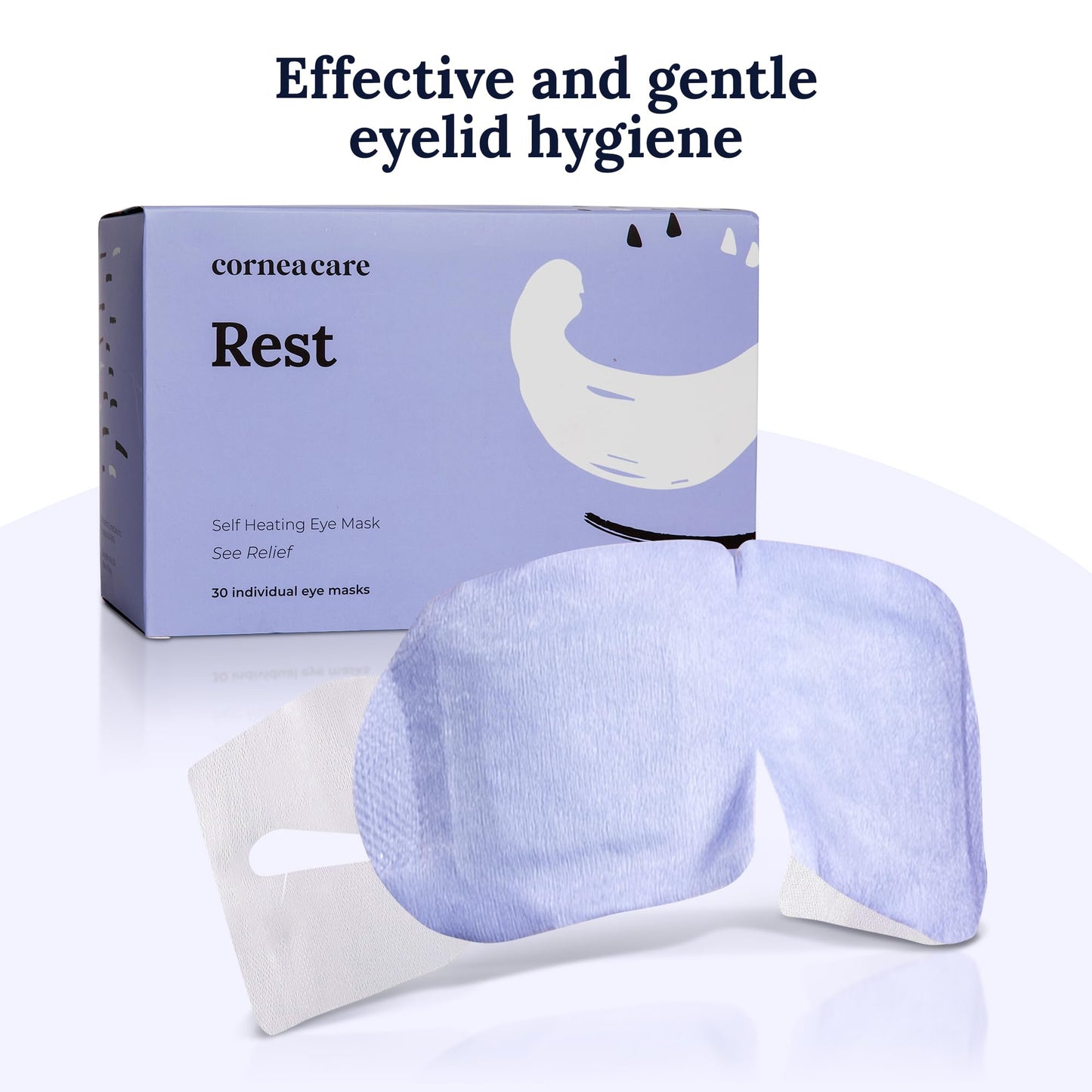 CorneaCare Rest: Self Heating Warm Compress for Dry Eyes | Heated Eye Mask for Fast Relief | Steam Mask for Stye Treatment | No Microwave or Washcloth Beauty & Personal Care CorneaCare