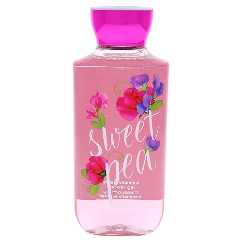 Bath & Body Works Sweet Pea Shea & Vitamin E Shower Gel 10 Oz (Pack Of 2) Beauty & Personal Care Bath & Body Works