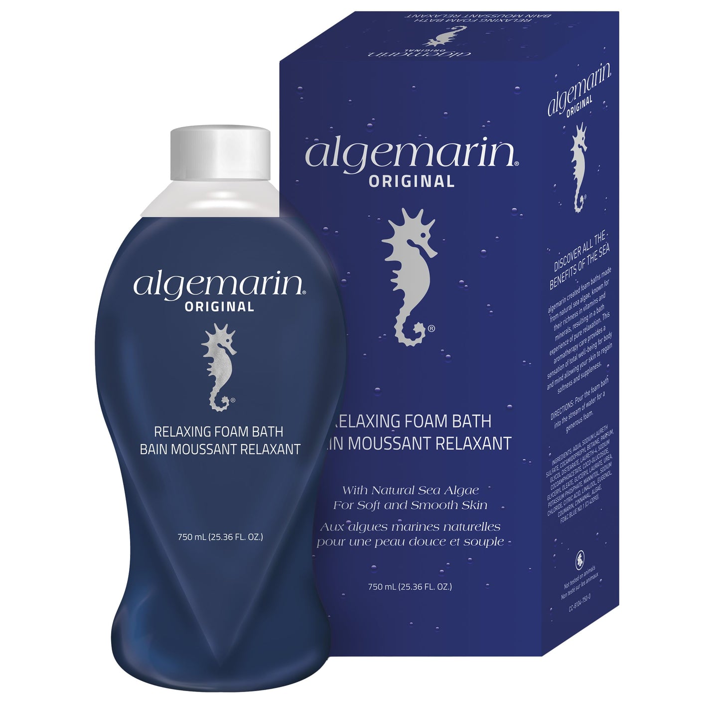 Algemarin Original Scent Foam Bath - European Sea Aromatherapy (1-Pack, 750 ml) Beauty and Personal Care Algemarin