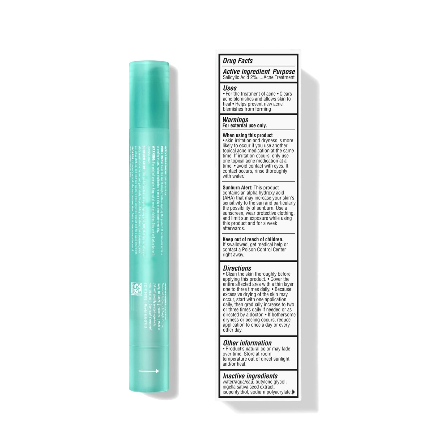 Hero Cosmetics Pimple Correct Acne Clearing Gel Pen - Maximum Strength 2% Salicylic Acid, Derm-Tested Formula for Current and Future Zits (1 Count) Beauty & Personal Care HERO COSMETICS