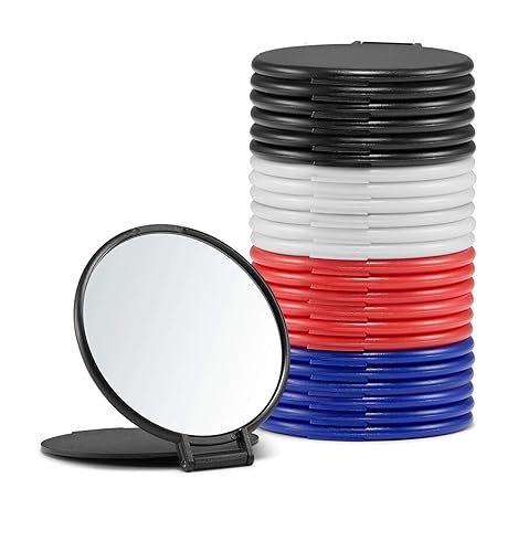 MOMIRA Compact Mirror Bulk, Round Makeup Mirror for Purse, Set of 24 (4-Color) Beauty & Personal Care MOMIRA