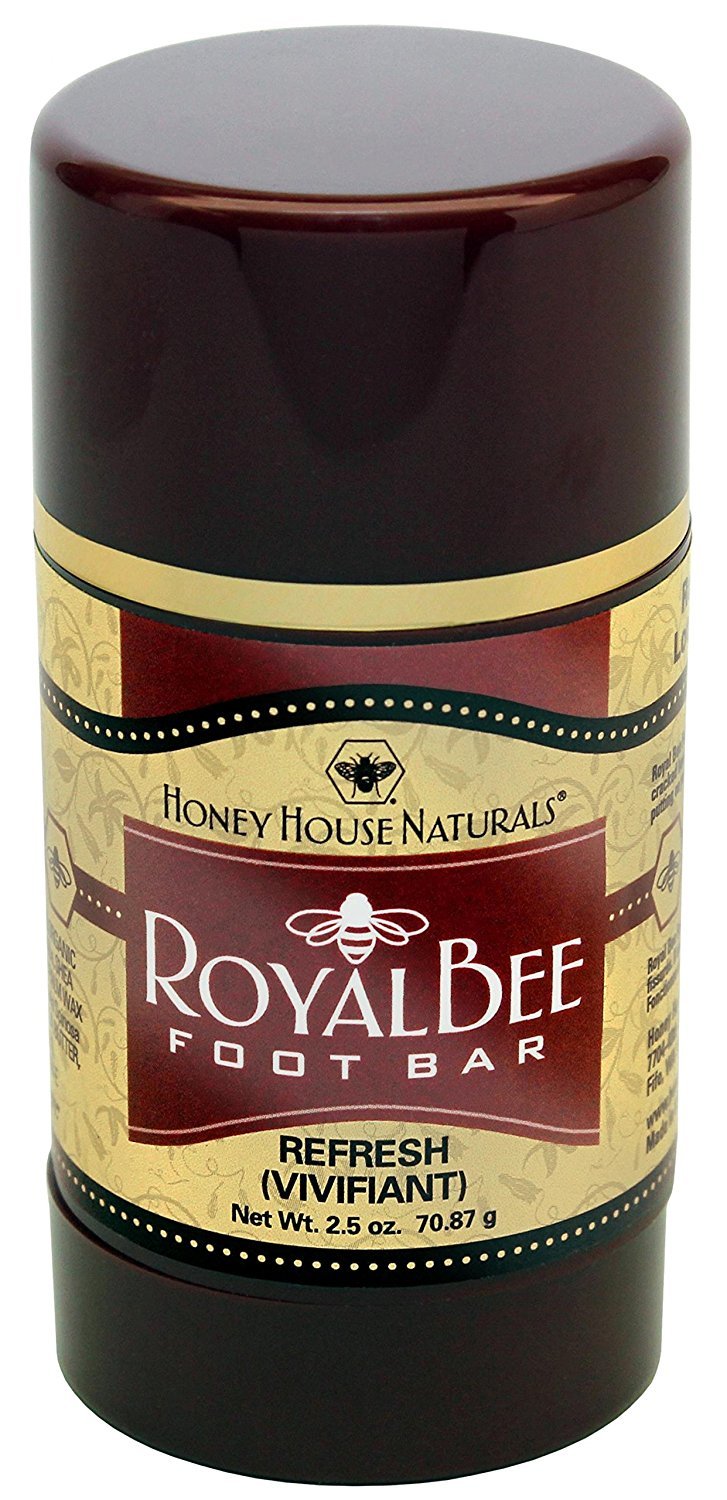 Honey House Naturals Royal Bee Foot Bar, Refresh Beauty & Personal Care Honey House Naturals