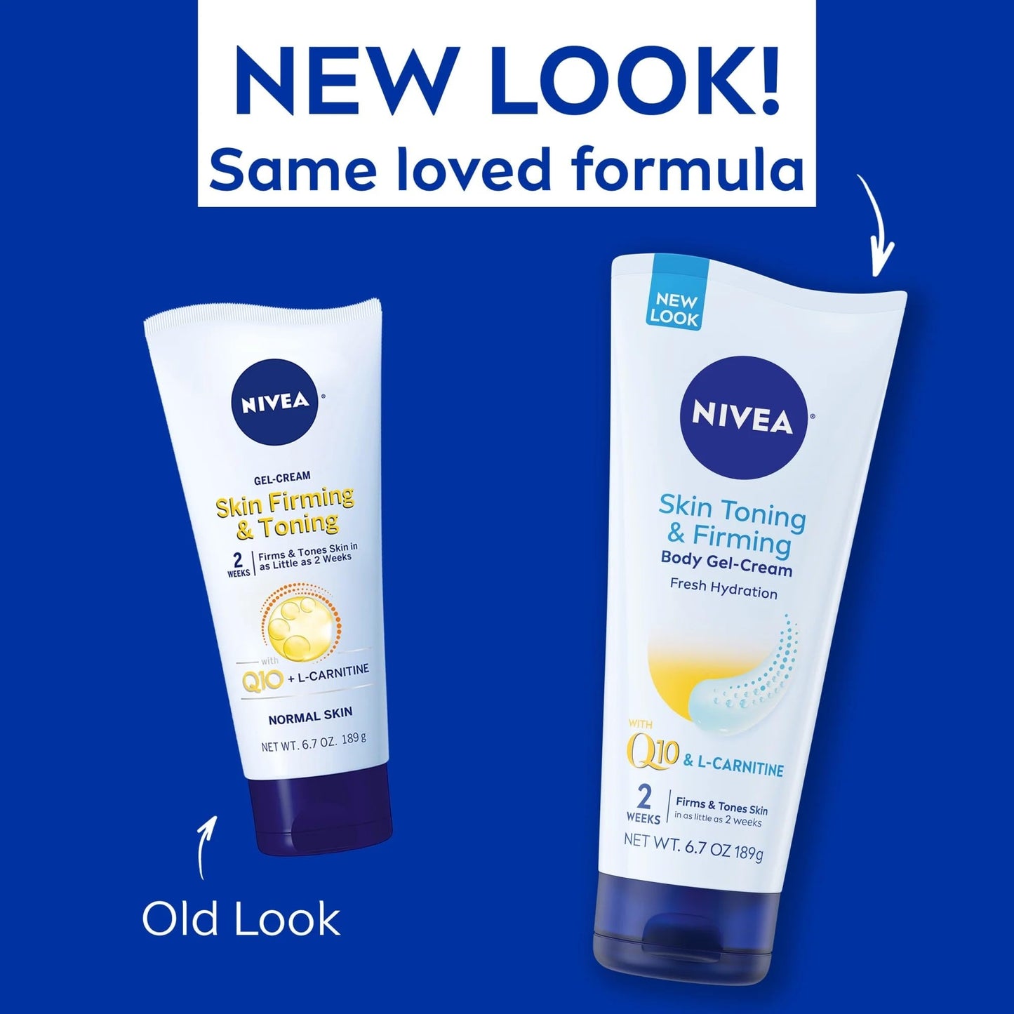 NIVEA Skin Firming & Toning Body Gel-Cream - With Q10 For Normal Skin - 6.7 oz. Tube Beauty & Personal Care NIVEA