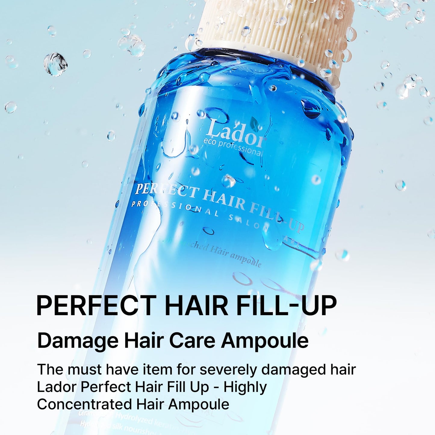 LA'DOR LADOR Perfect Hair Fill Up Original 3 Seconds Intensive Keratin Hair Mask Rinse Off Treatment for Bleached Frizzy Damaged Dry Perms Dyes Deep Beauty & Personal Care LA'DOR
