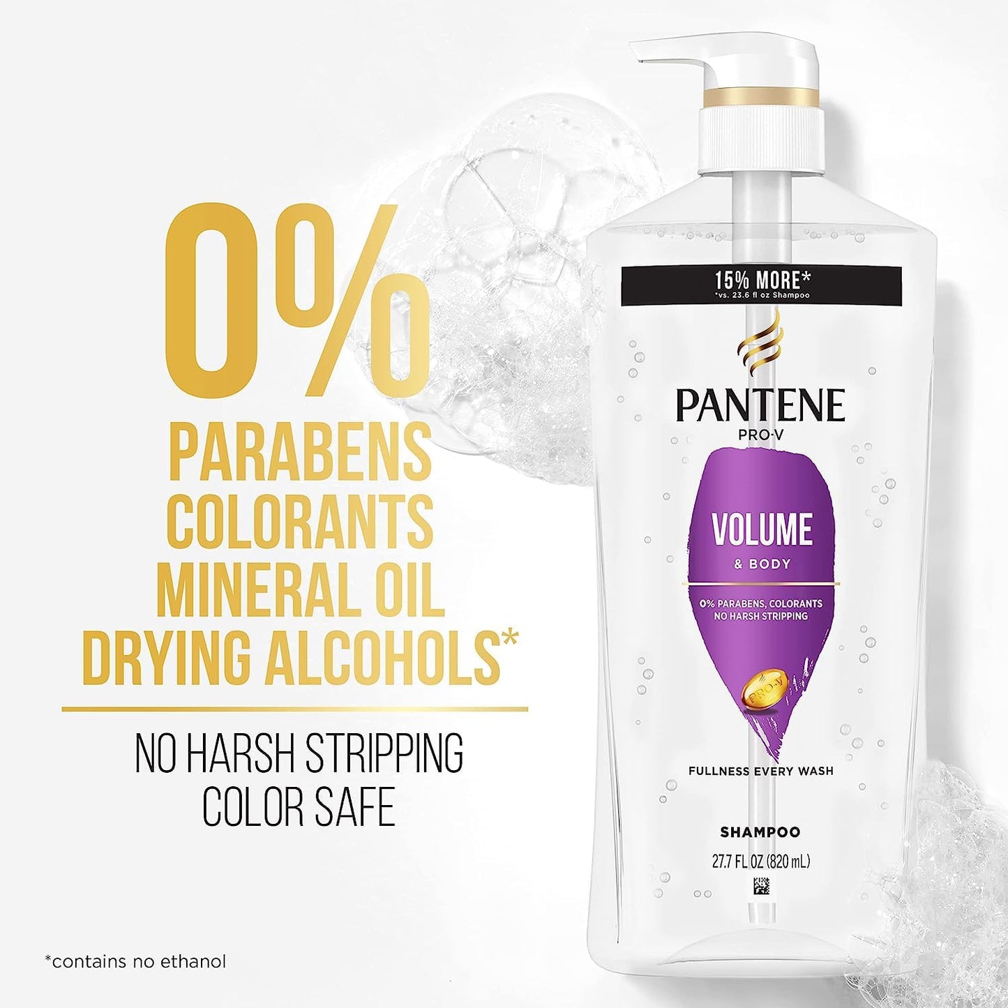 Pantene Shampoo, Conditioner and Hair Treatment Set, Volume & Body for Fine Hair, Safe for Color-Treated Hair Beauty & Personal Care Pantene