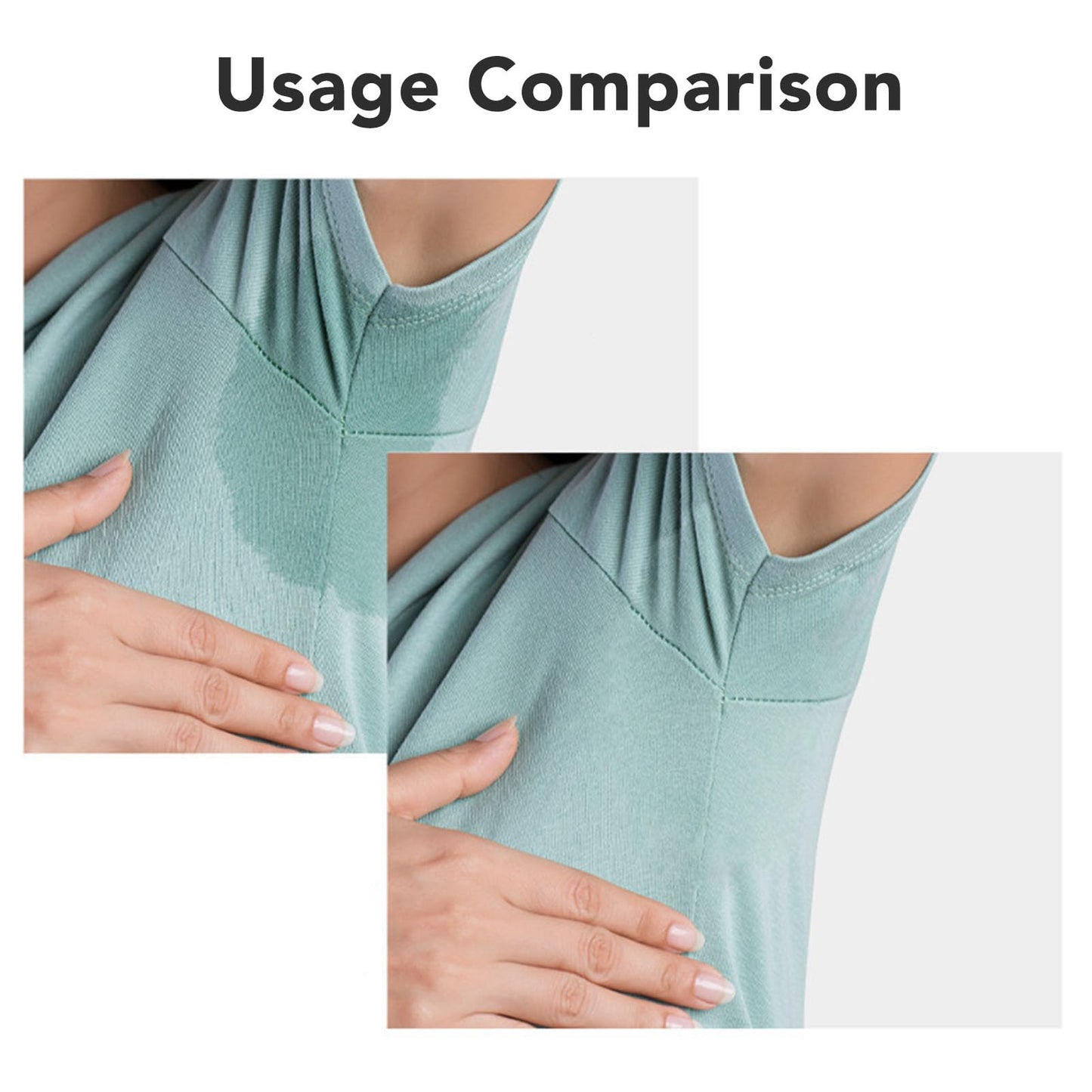 50PCS Summer Underarm Sweat Patch, Invisible Stretch Cotton Sweat Absorption Sticker Slim Sweat Guards Armpit Protection for Exercising Beauty and Personal Care Agatige