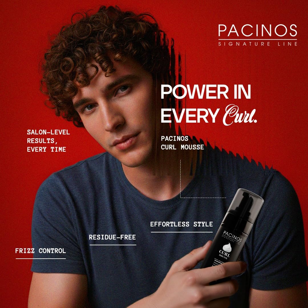 Pacinos Signature Line Curl Enhancing Mousse - Light Hold Hair Mousse and Styling Foam Beauty & Personal Care Pacinos