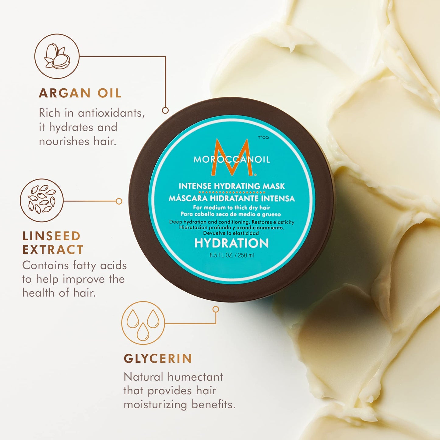 Moroccanoil Intense Hydrating Mask, 8.5 Fl. Oz. Beauty & Personal Care Moroccanoil