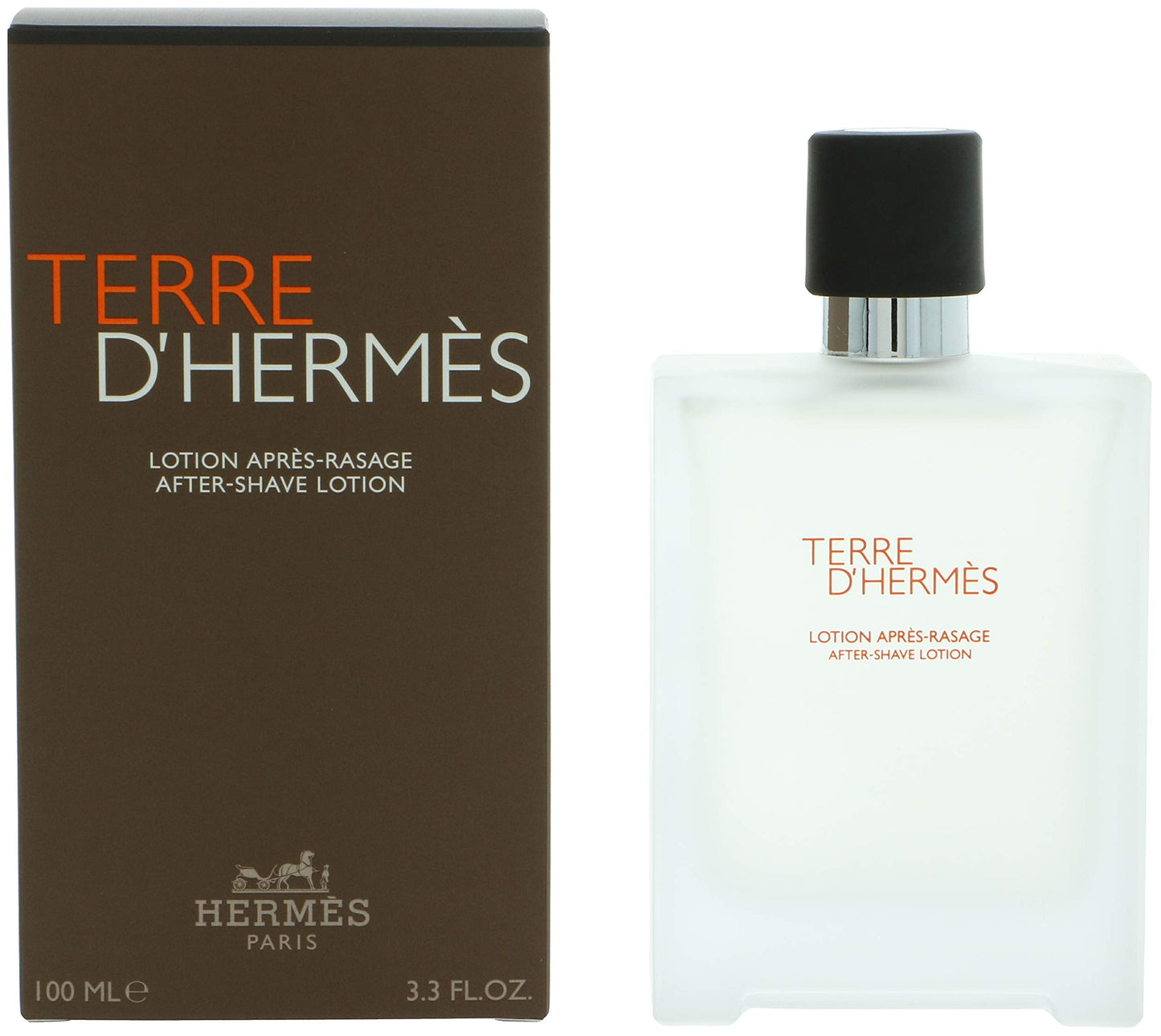 Terre D'Hermes by Hermes for Men 3.3 oz After Shave Pour Beauty & Personal Care Hermès