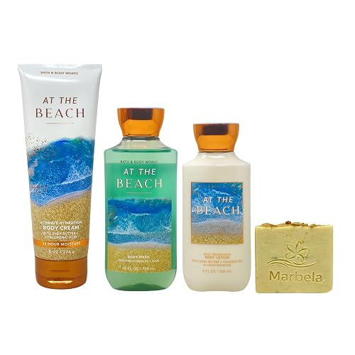 Bath & Body Works At The Beach - Ultimate Hydration Body Cream, Daily Nourishing Body Lotion and Body Wash with a Perfectly Peeled Bar Soap Beauty & Personal Care Bath & Body Works