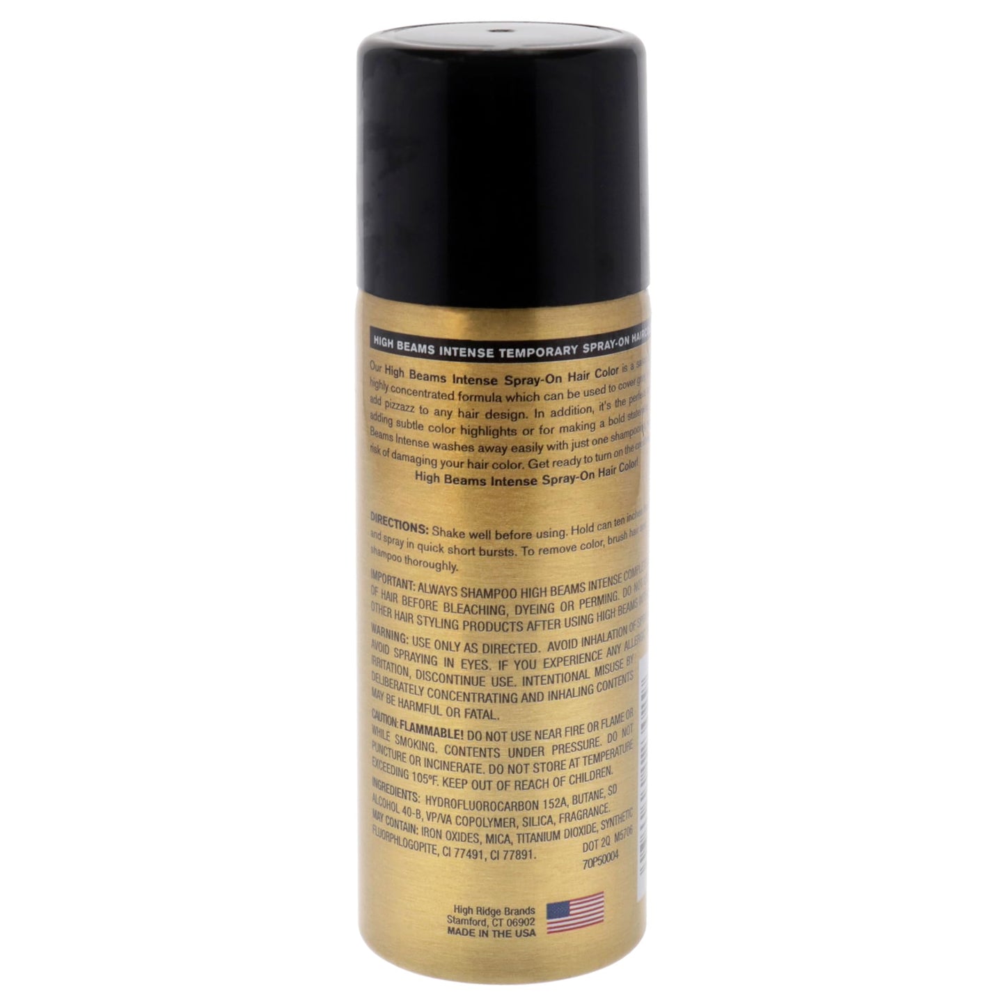 Salon Grafix High Beams Intense Temporary Spray - Black for Unisex - 2.7 oz Hair Color Beauty & Personal Care Salon Grafix
