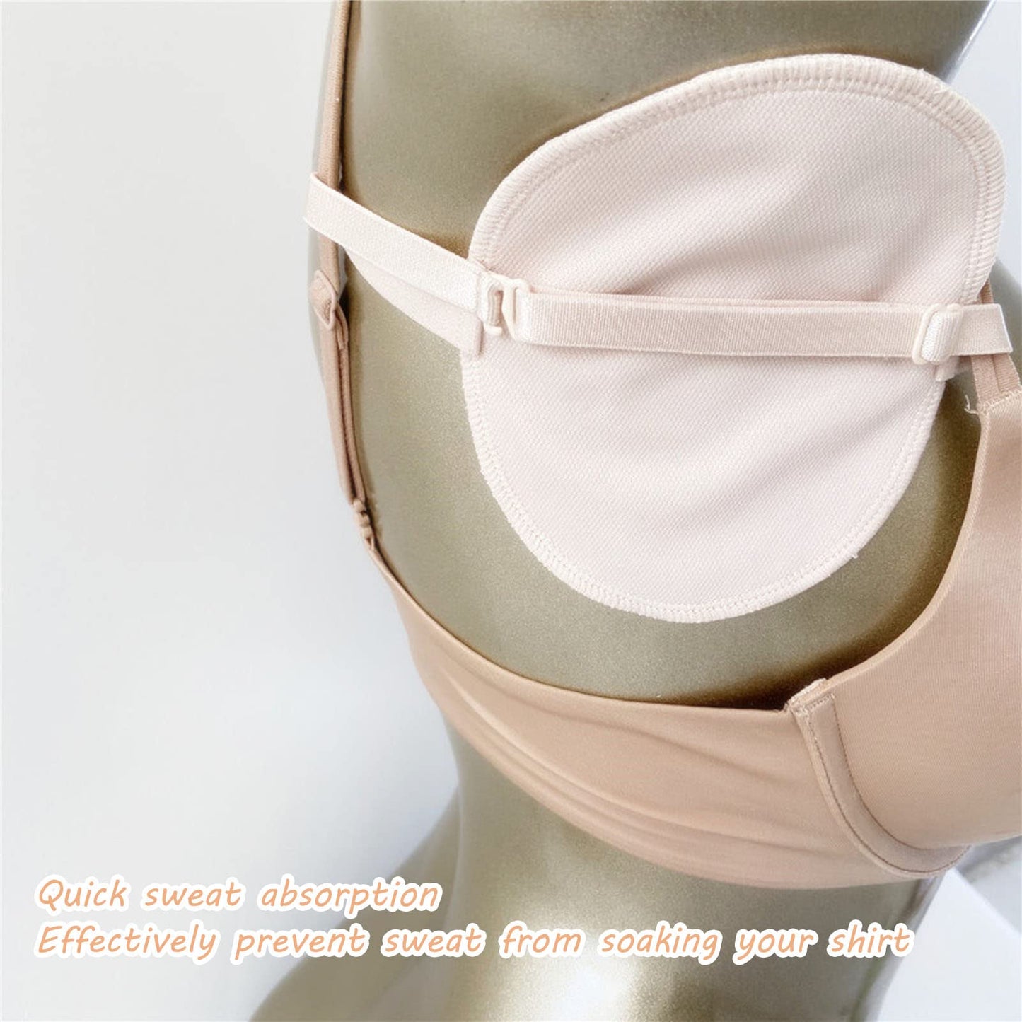 Dioche 2pcs Underarm, Reusable Adjusted Armpit, Breathable Cotton Armpit Sweat Strap Pads for Women Men, Non Sweat Armpit, Wholesale Business Beauty and Personal Care Dioche