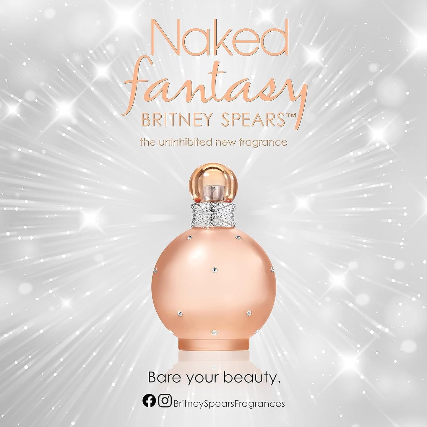 Naked Fantasy by Britney Spears for Women - 3.3 oz EDT Spray Beauty & Personal Care Britney Spears