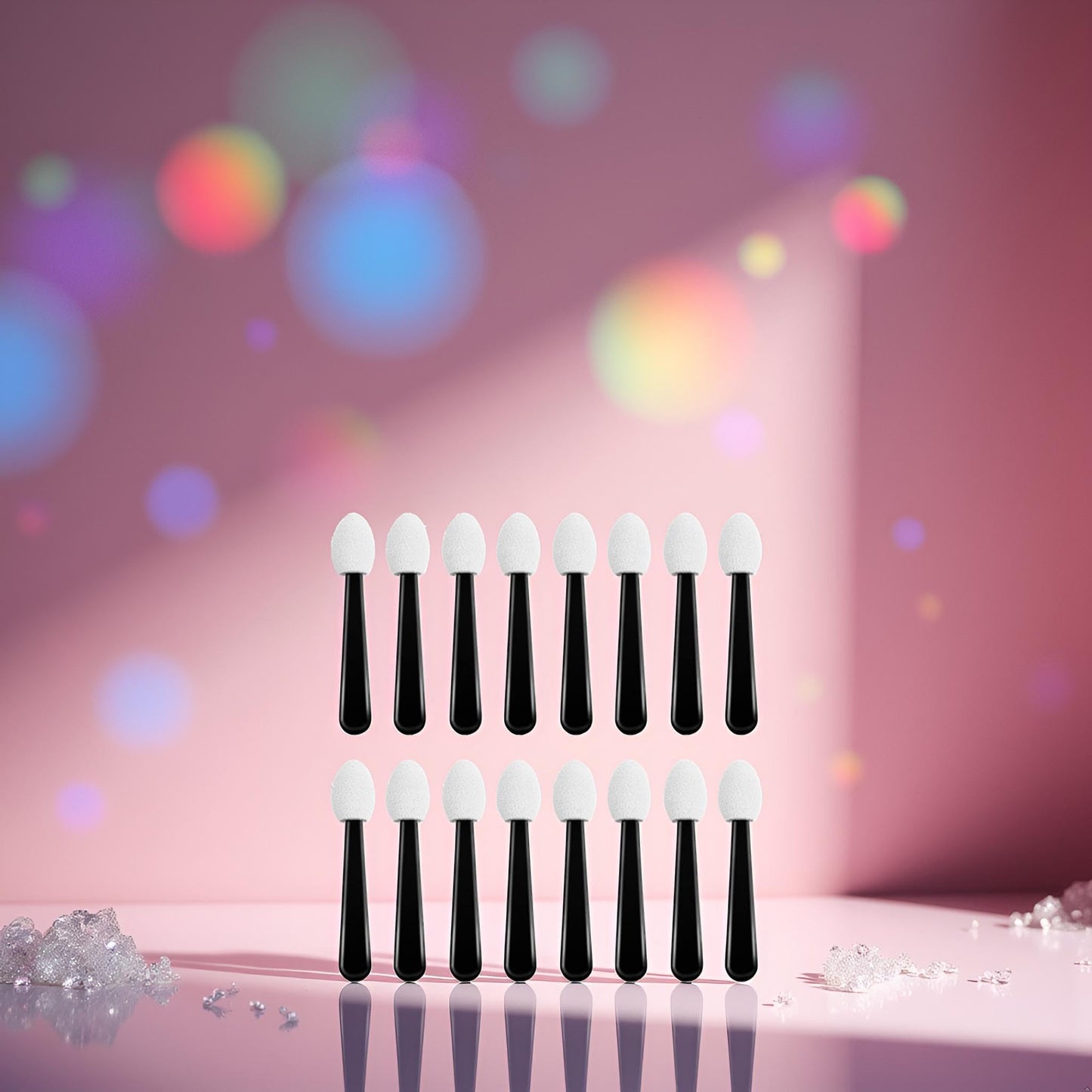 100Pcs Small Eyeshadow Applicators Eye Shadow Sponge Applicator Sticks Eye Makeup Applicators Sponge Tip Make up Applicators,Eye Beauty & Personal Care GANPUB
