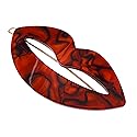 Camila Paris CP2972 French Hair Barrette Clip for Girls, Small Handmade Kiss Red, Strong Hold Grip Hair Clips for Women, No Slip and Durable Styling Beauty & Personal Care Camila