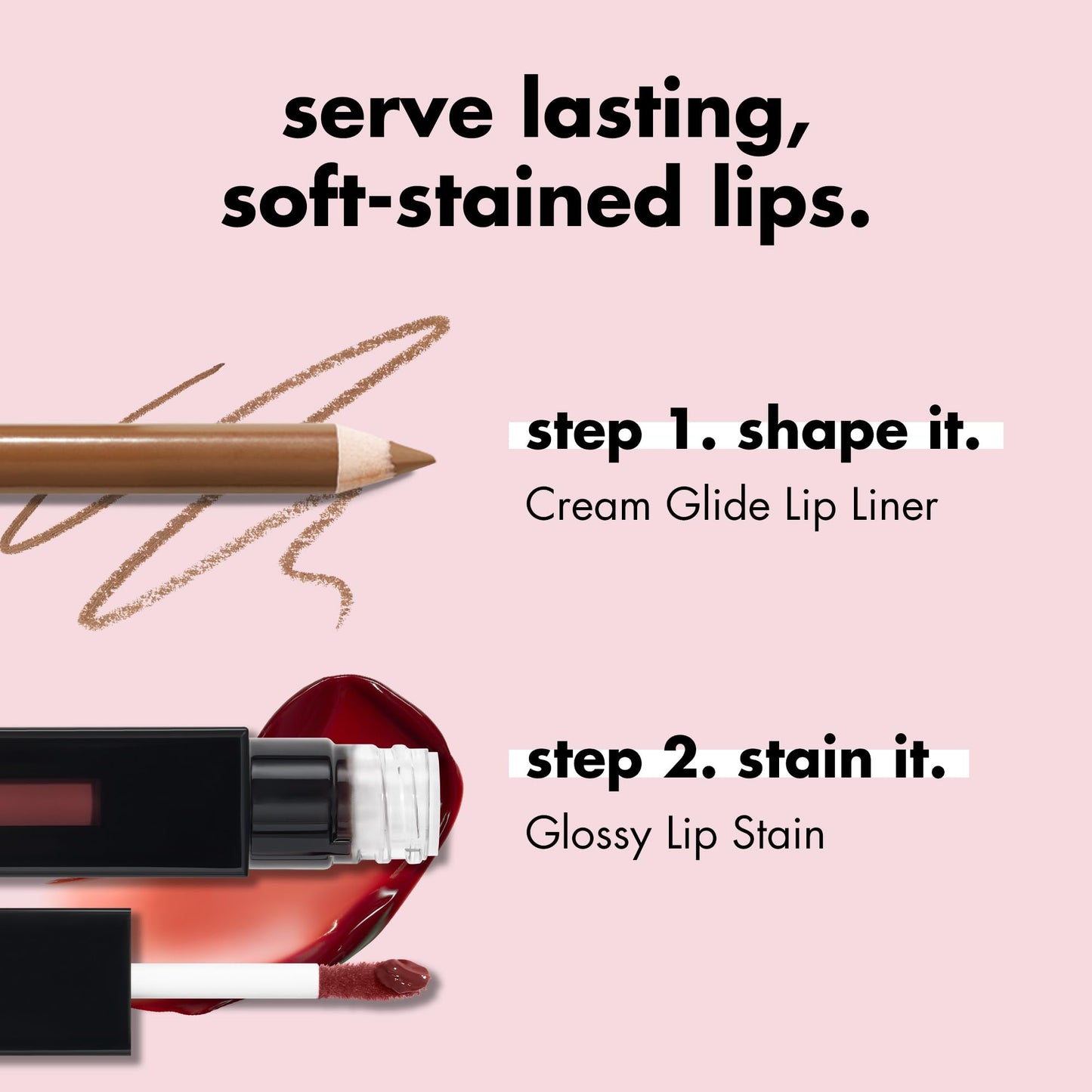 e.l.f. Glossy Lip Stain, Long-Lasting, Lightweight Lip Stain For A Sheer Pop Of Color & Subtle Gloss Finish, Vegan & Cruelty-Free, Cinnamon Dreamz Beauty & Personal Care e.l.f.