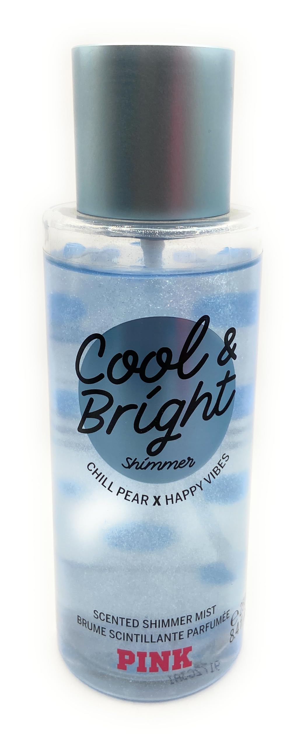 Victoria's Secret PINK Cool & Bright Shimmer Chill Pear X Happy Vibes 8.4 Fluid Ounce Spray