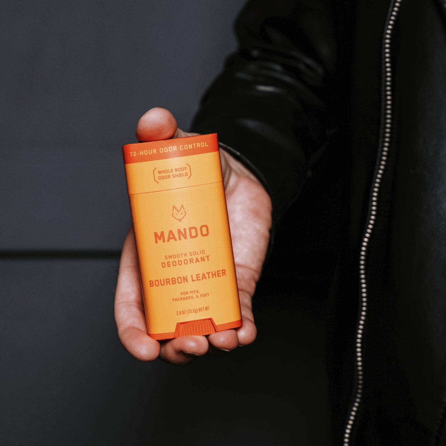 Mando Bourbon Leather Body Deodorant - 72 Hour Odor Control, Aluminum Free, Baking Soda Free - 3.0 Oz Tube and 2.6 Oz Solid Stick Beauty and Personal Care Mando