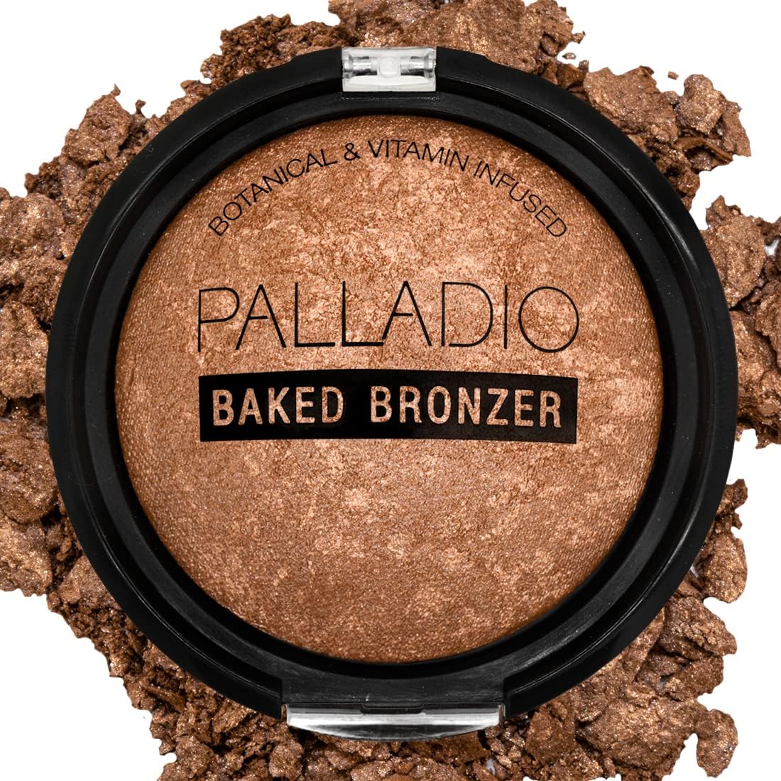 Palladio Baked Bronzer, Highly Pigmented and Easy to Blend, Shimmery Bronzed Glow, Use Dry or Wet, Lasts all day long, Provides Rich Tanning Color Beauty & Personal Care Palladio