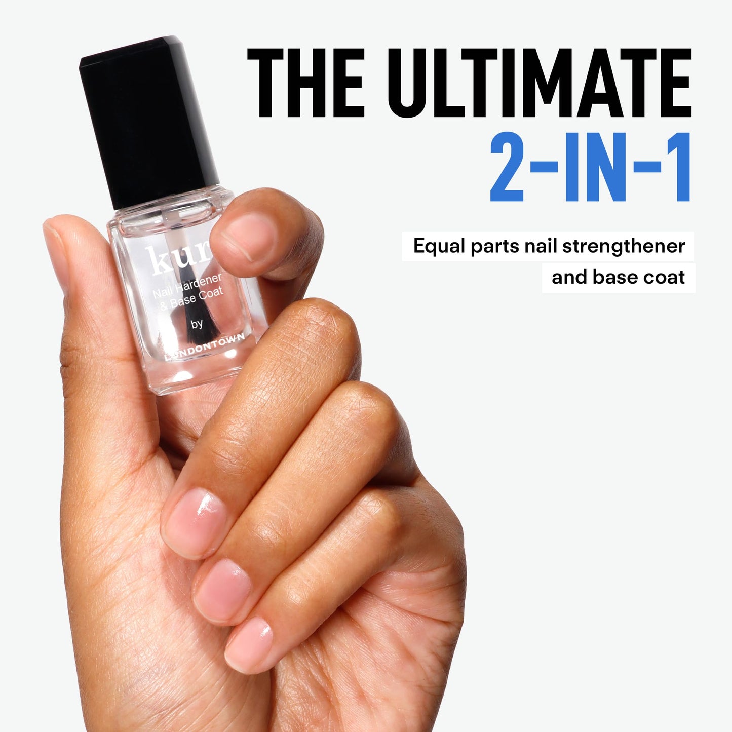 LONDONTOWN kur Nail Hardener and Base Coat, 0.4 Fl Oz (Pack of 1) Beauty & Personal Care LONDONTOWN