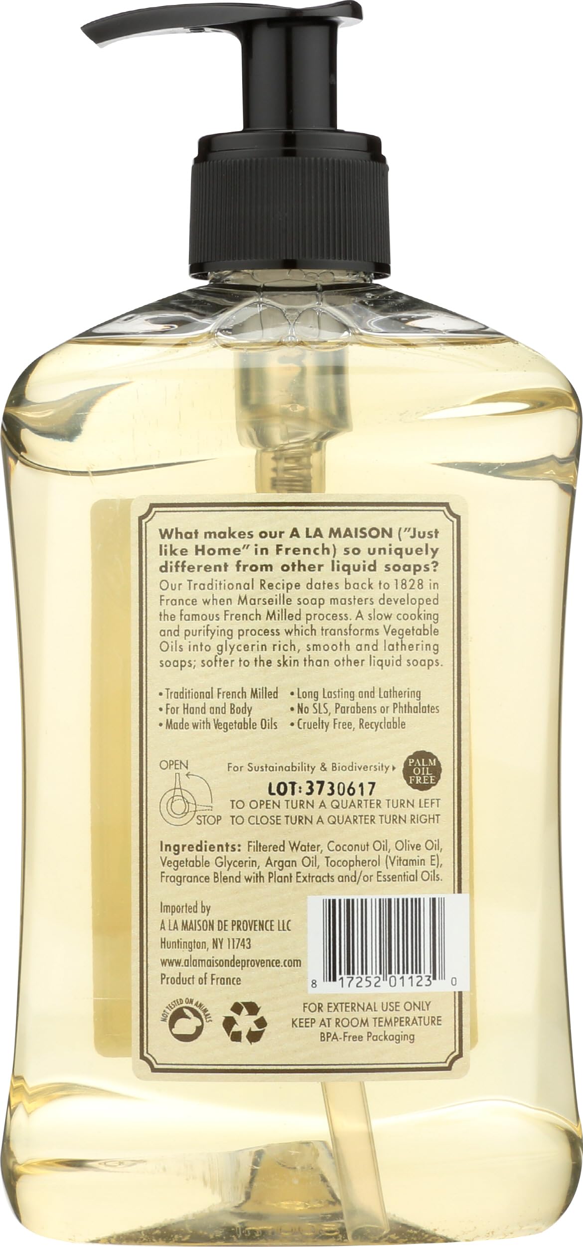 A LA MAISON Liquid Soap, Sweet Almond, 16.89 Fluid Ounce Beauty & Personal Care A LA MAISON