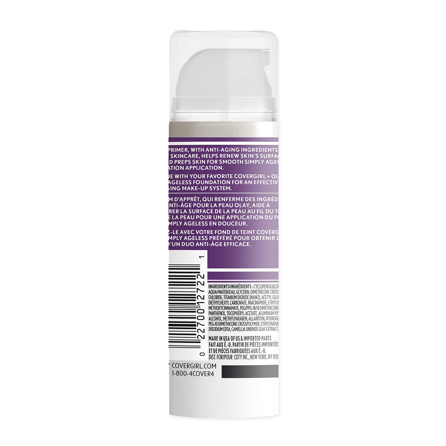 COVERGIRL Simply Ageless Makeup Primer, 1 Fl Oz, Pack of 1 Beauty & Personal Care COVERGIRL