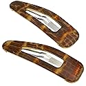 Camila Paris CP3093 French Hair Barrettes Clips, Snap Hair Slides Clic Clac for Women, Styling Girls Side Slide-in Metal Snap Pin Hair Accessories Beauty & Personal Care Camila