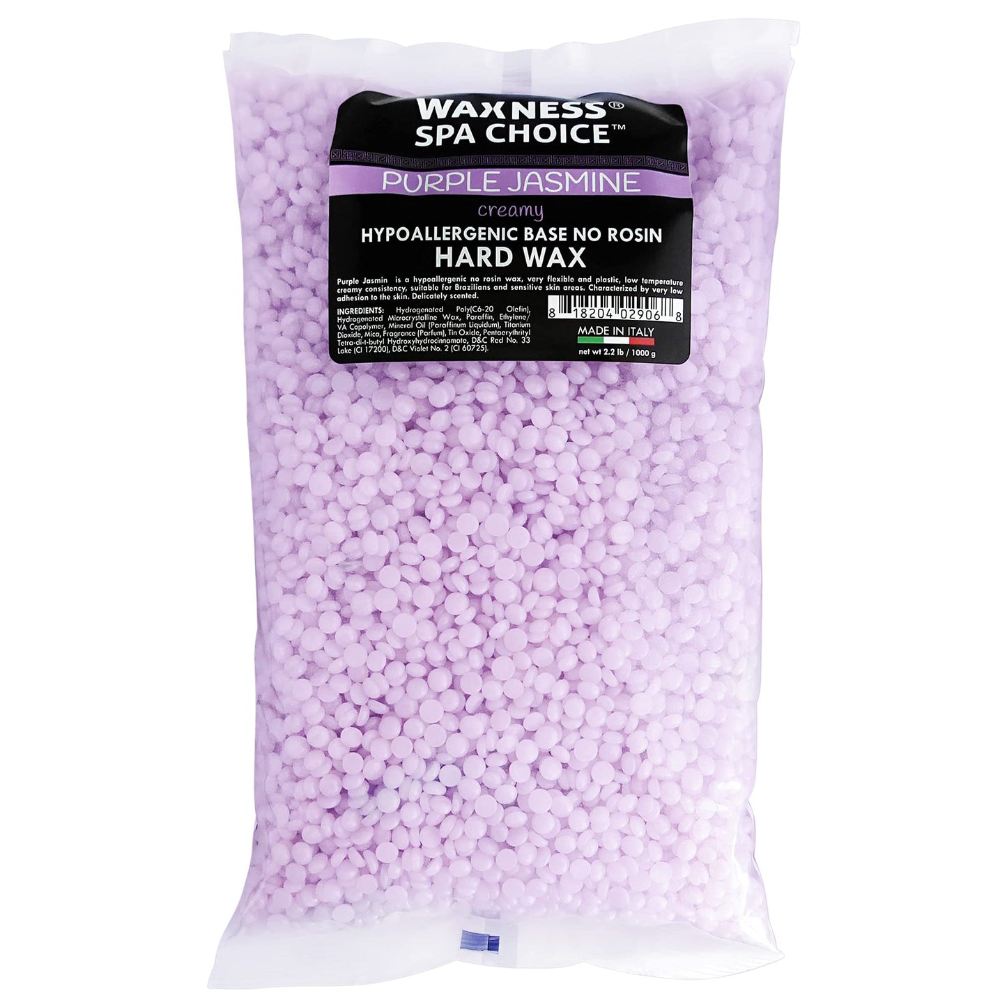 Waxness Spa Choice Purple Jasmine Demi Creamy No Rosin Waxing Kit with 2.2 Lb / 1 Kg Wax Bag Beauty and Personal Care Waxness