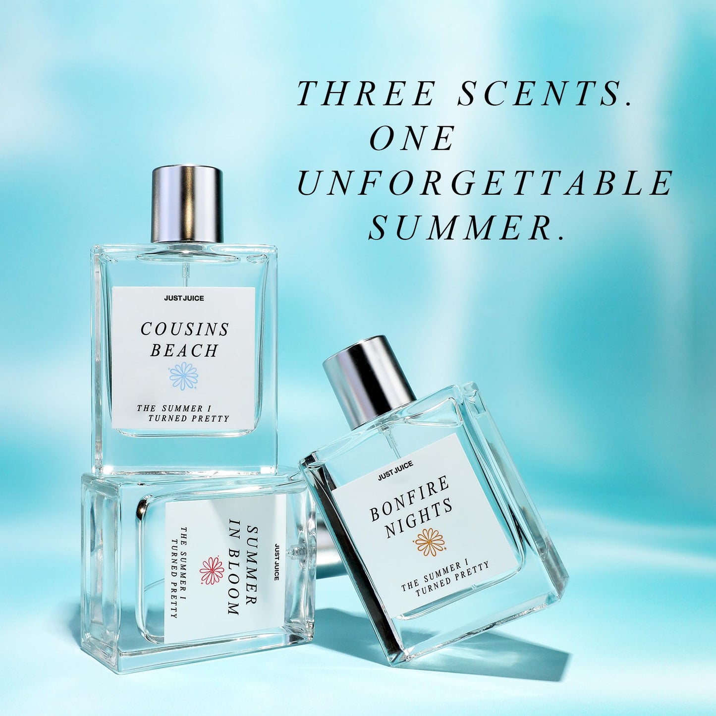 Just Juice - The Summer I Turned Pretty Summer in Bloom - Fresh, Sun-Kissed Floral Perfume for Women and Men - 3.4 oz Beauty & Personal Care Just Juice