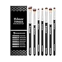 Eye Makeup Brushes Eyeshadow Brush Set - 7pcs Soft Synthetic Brush Kit - For Blending Eyeshadow, Eyeliner, Crease, Eyebrow - Long Lasting, Apply Beauty & Personal Care Lamora